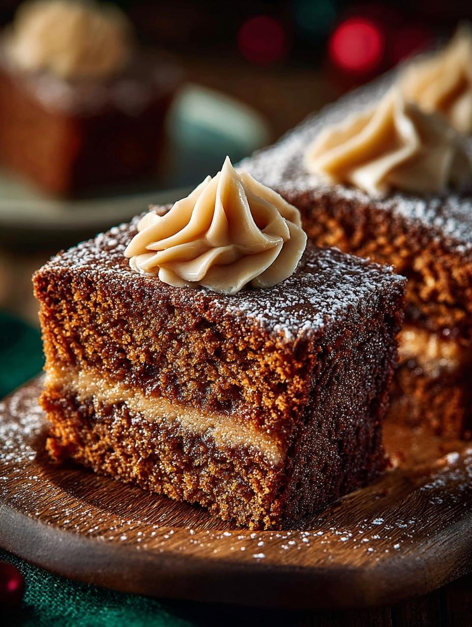 Irresistible Gingerbread Cake with Creamy Frosting Delight - Irresistible Gingerbread Cake with - additional detail