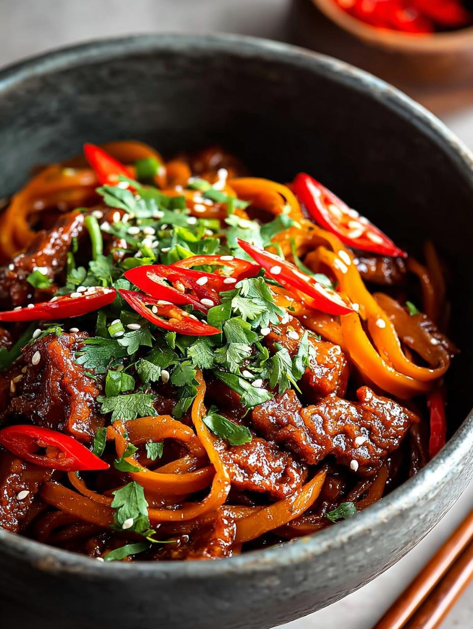 Irresistible Spicy Garlic Chilli Noodles in 30 Minutes - Irresistible Spicy Garlic Chilli - additional detail