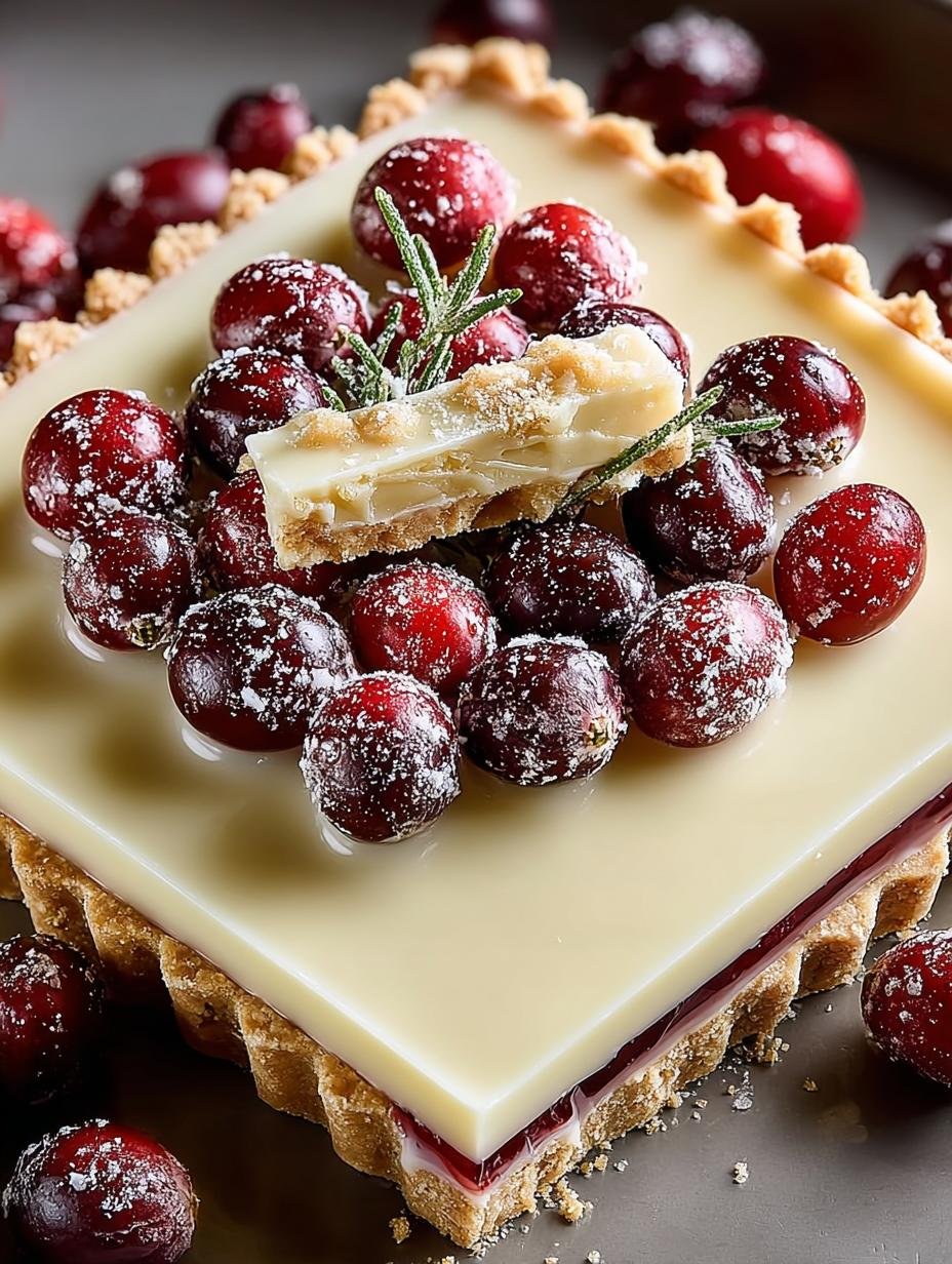 Irresistible White Chocolate Cranberry Tart Recipe