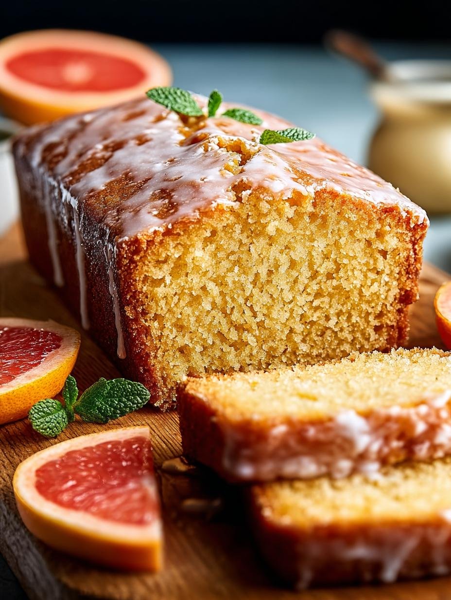 Moist Vegan Grapefruit Loaf: A Refreshing Citrus Delight - Moist Vegan Grapefruit Loaf - additional detail