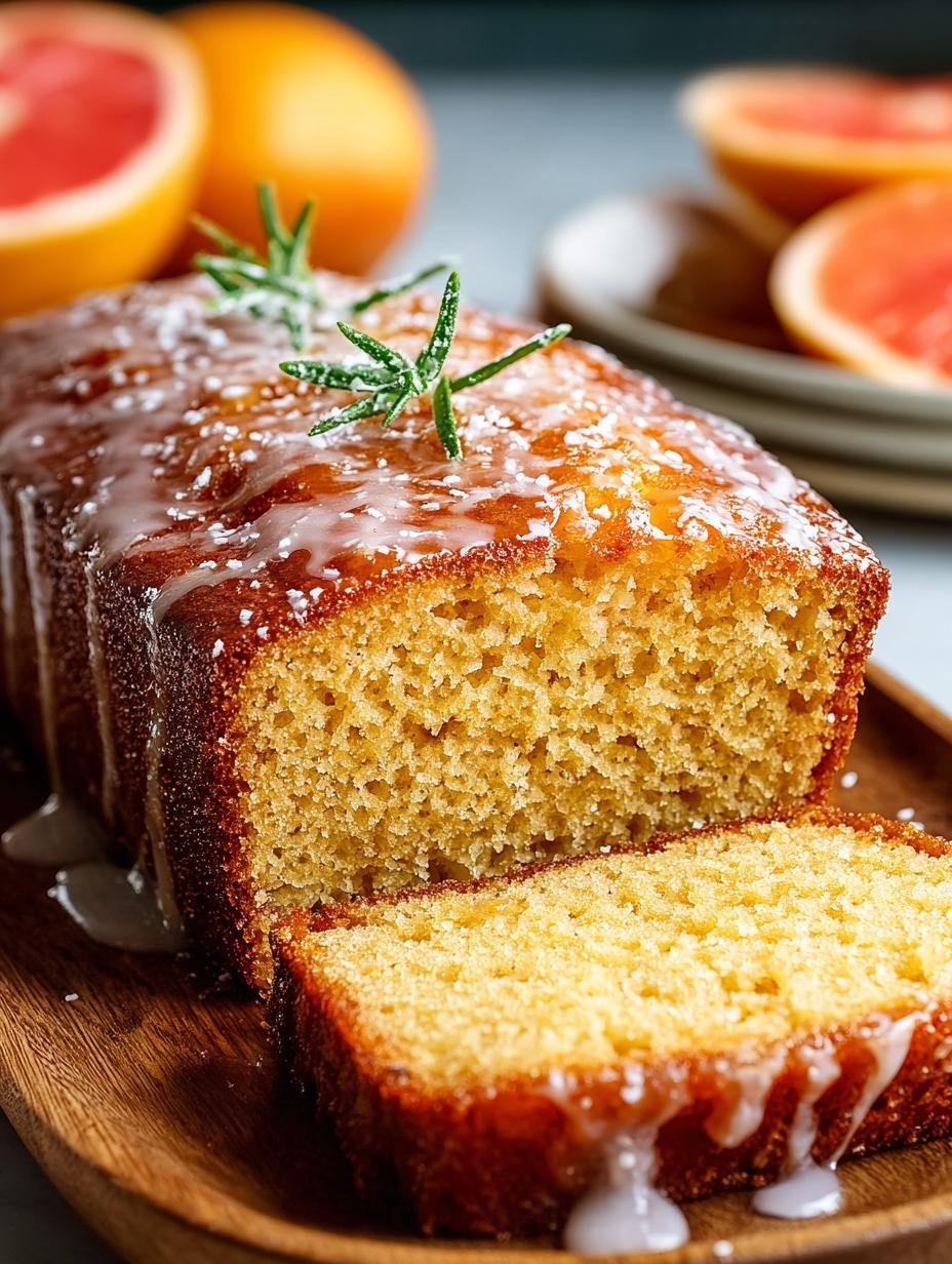 Moist Vegan Grapefruit Loaf: A Refreshing Citrus Delight