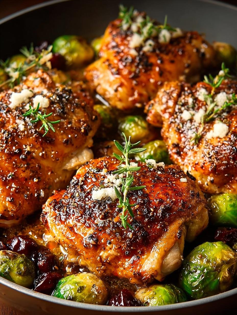 One Pan Chicken Thighs