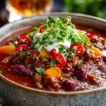 Peach Whiskey Chili Incredible