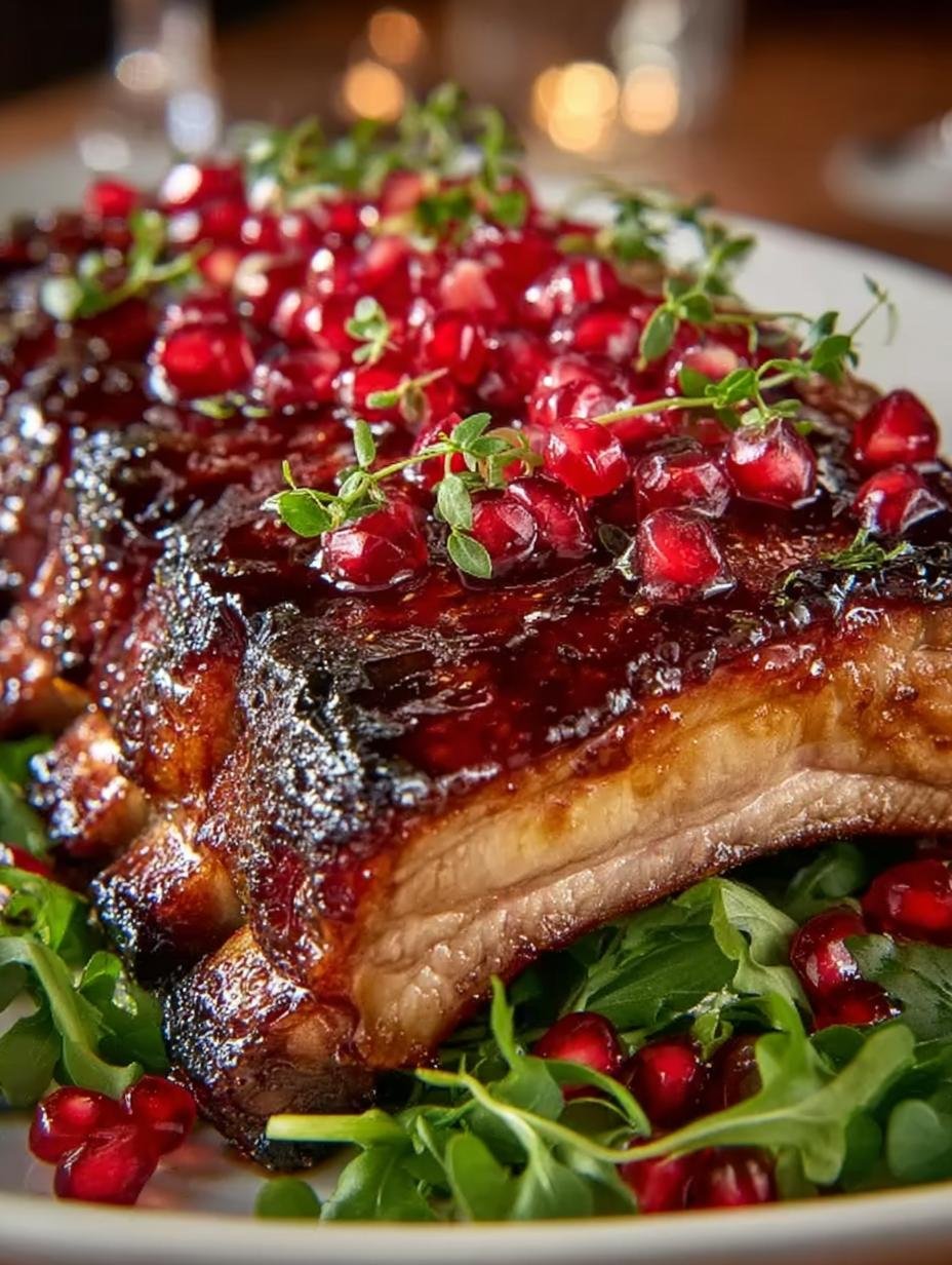 Pomegranate Glazed Christmas Ribs: 5 Festive Tips - Pomegranate Glazed Christmas Ribs - main visual representation