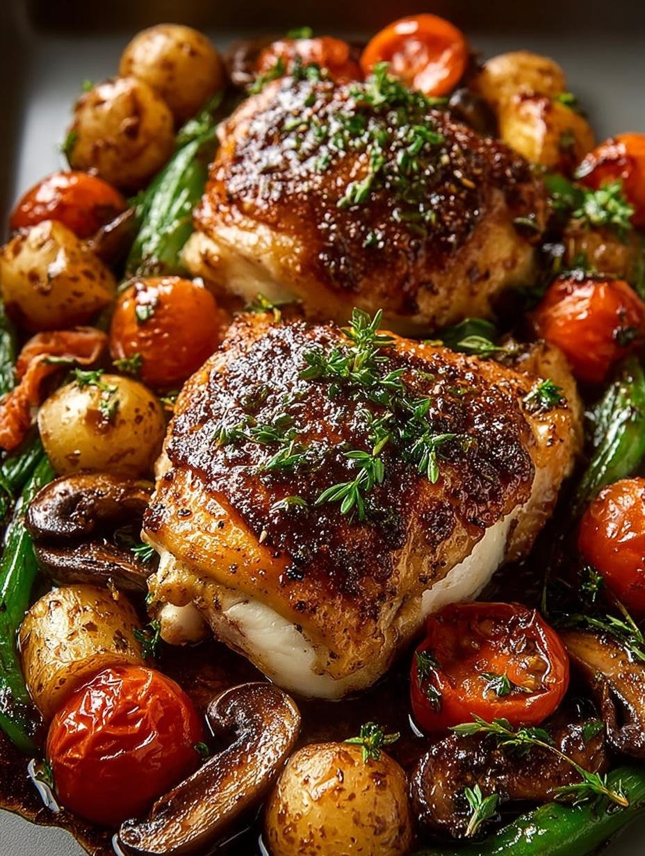 Sheet Pan Balsamic Chicken