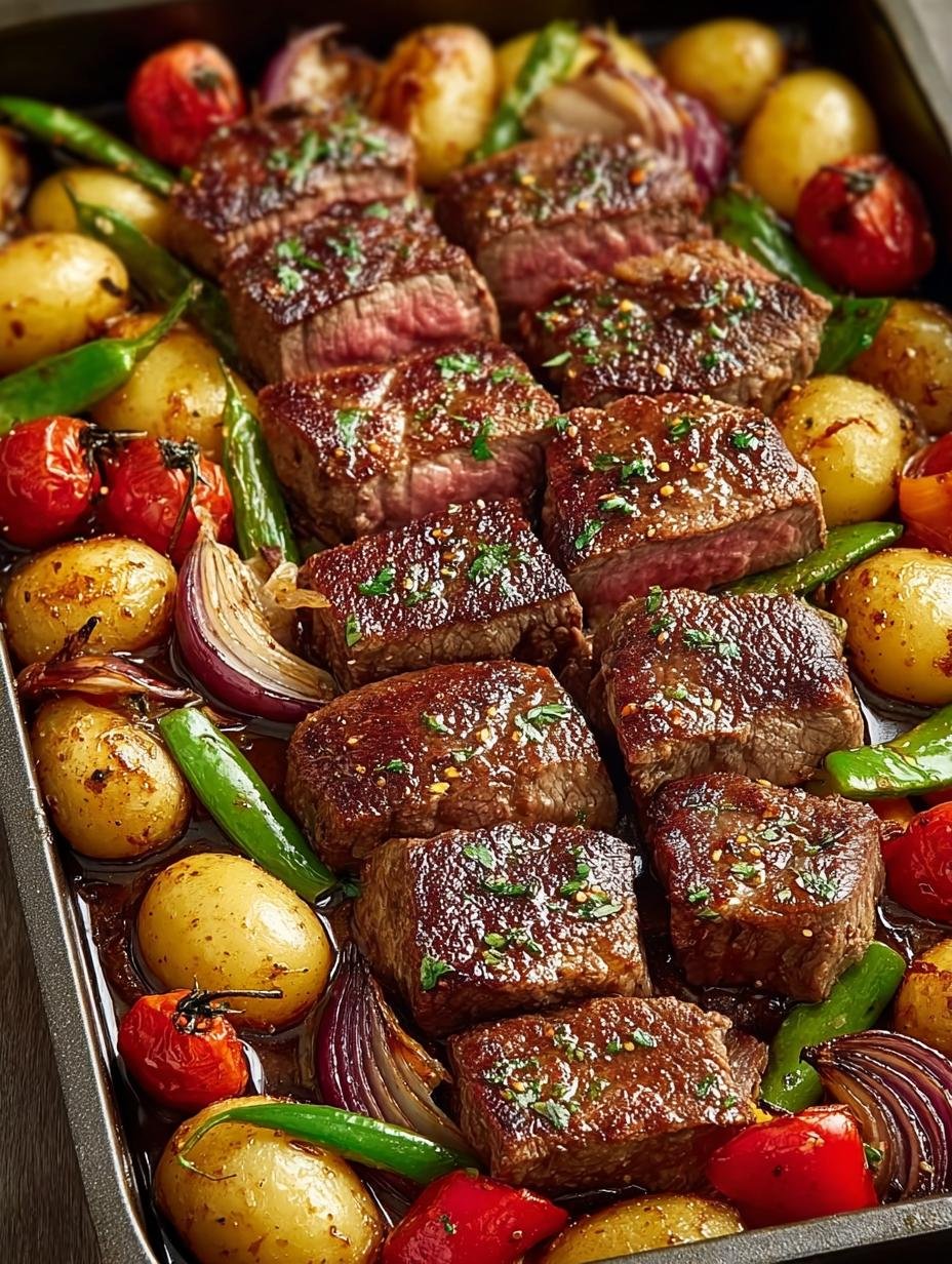 Sheet Pan Deconstructed Beef