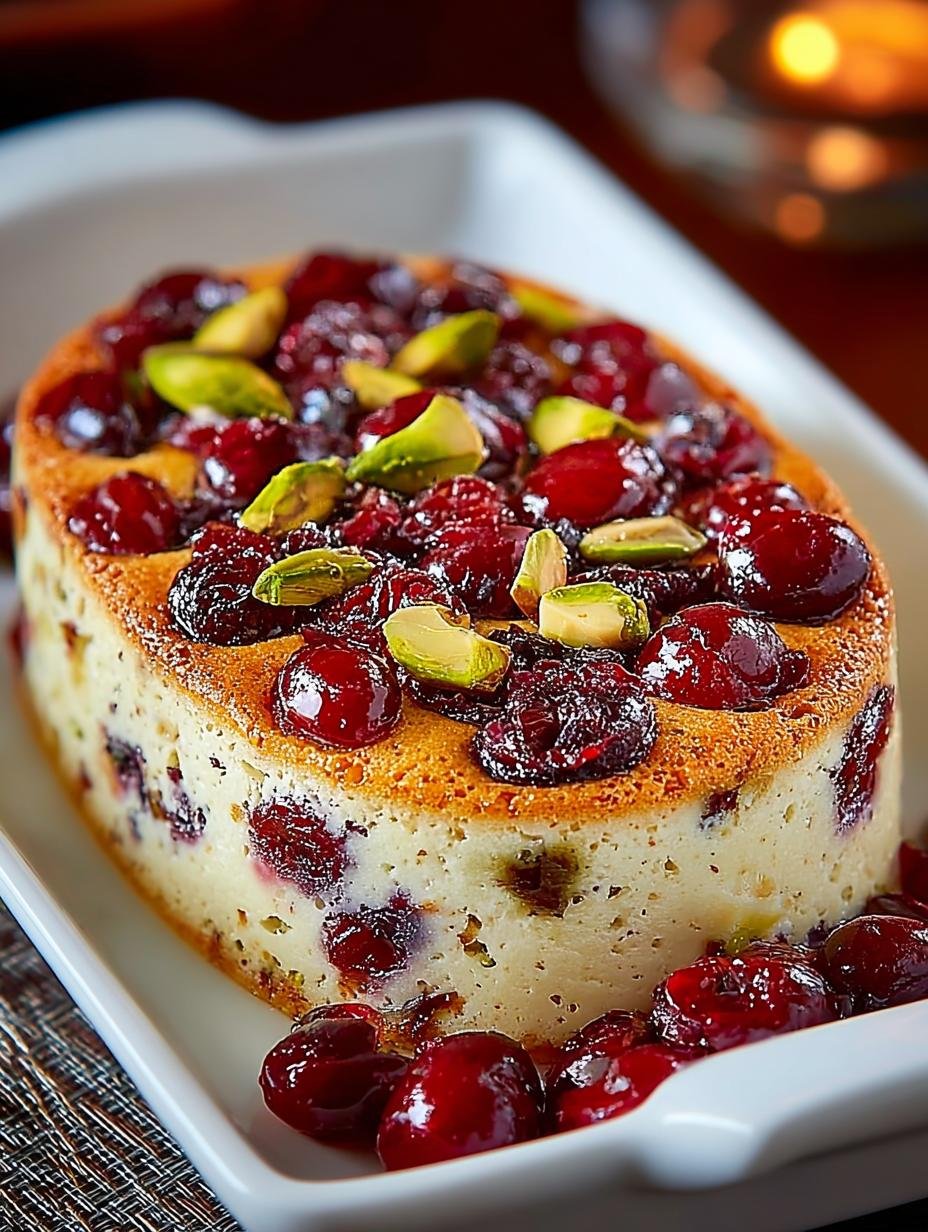 Simply Eggless Pistachio Cranberry Cake Delight - Simply Eggless Pistachio Cranberry - main visual representation