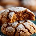 Soft Spiced Gingerbread Crinkle