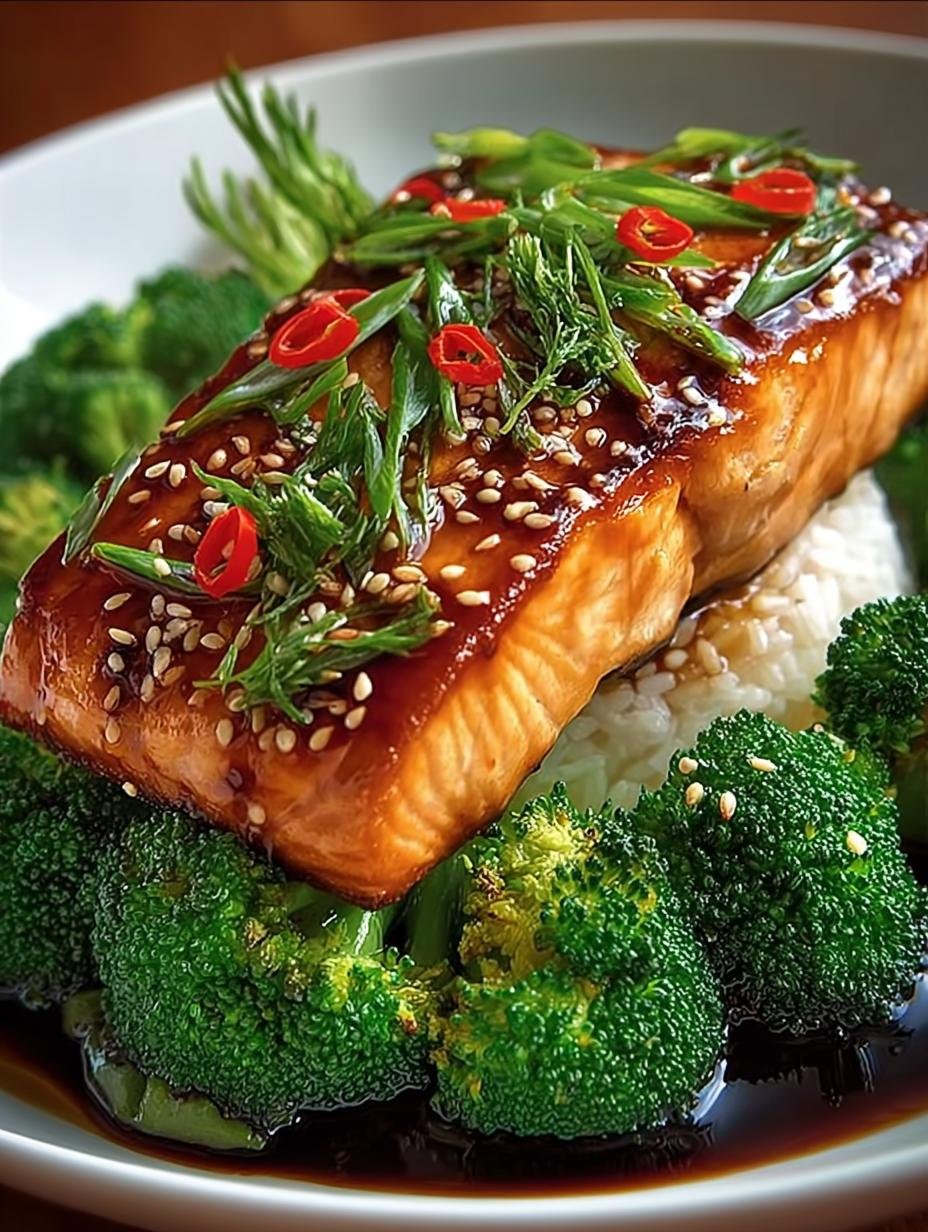 Teriyaki Salmon Broccoli Incredible