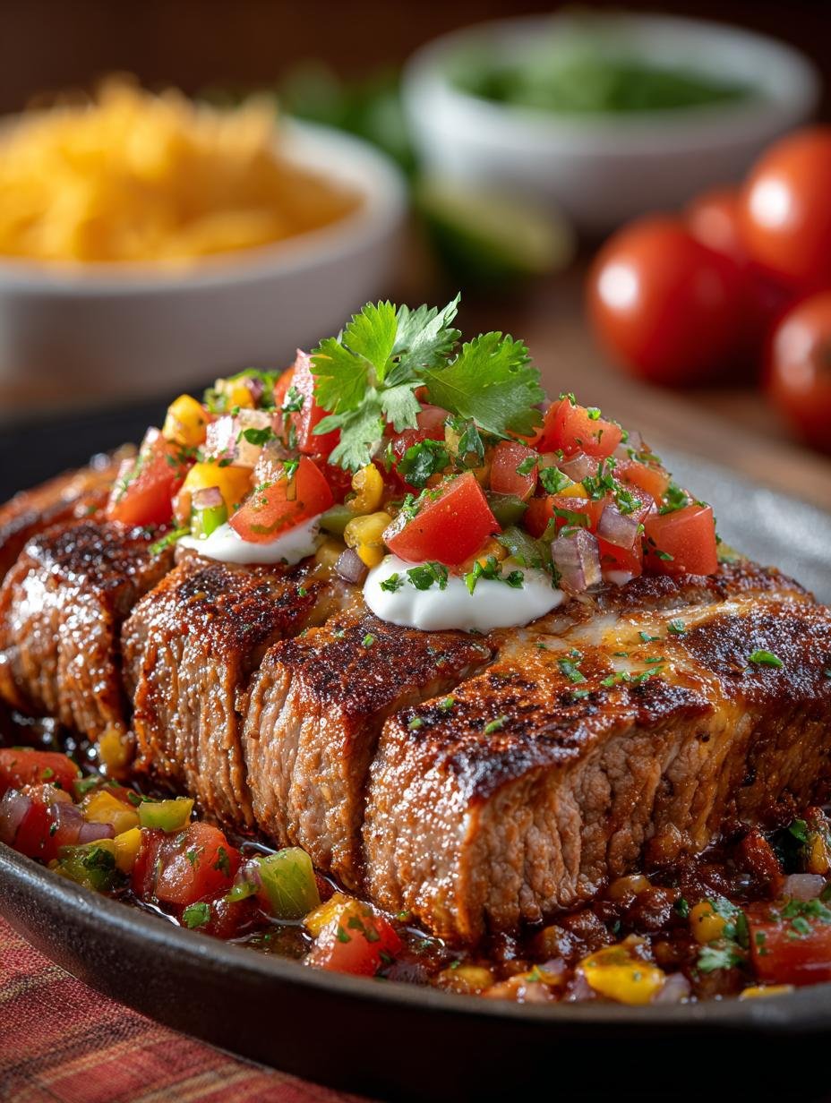Tex Mex Cubed Steak Enchiladas: Bold Flavor in 40 Minutes - Tex Mex Cubed Steak - additional detail