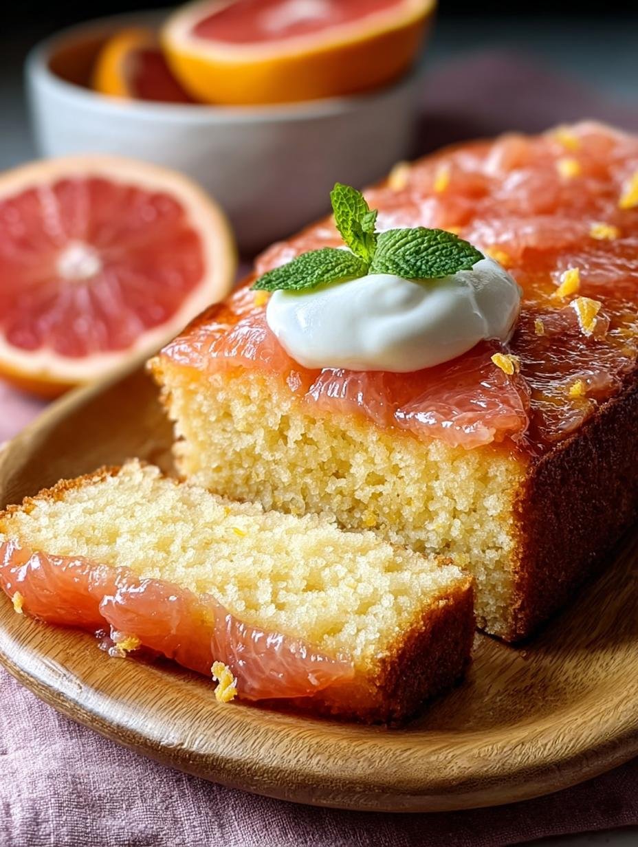 Zesty Grapefruit Yogurt Cake: 5 Reasons to Make It - Zesty Grapefruit Yogurt Cake - main visual representation