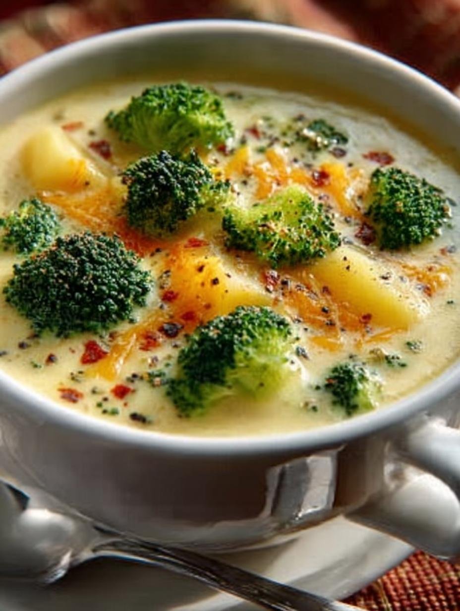 Broccoli Cheese Potato Soup