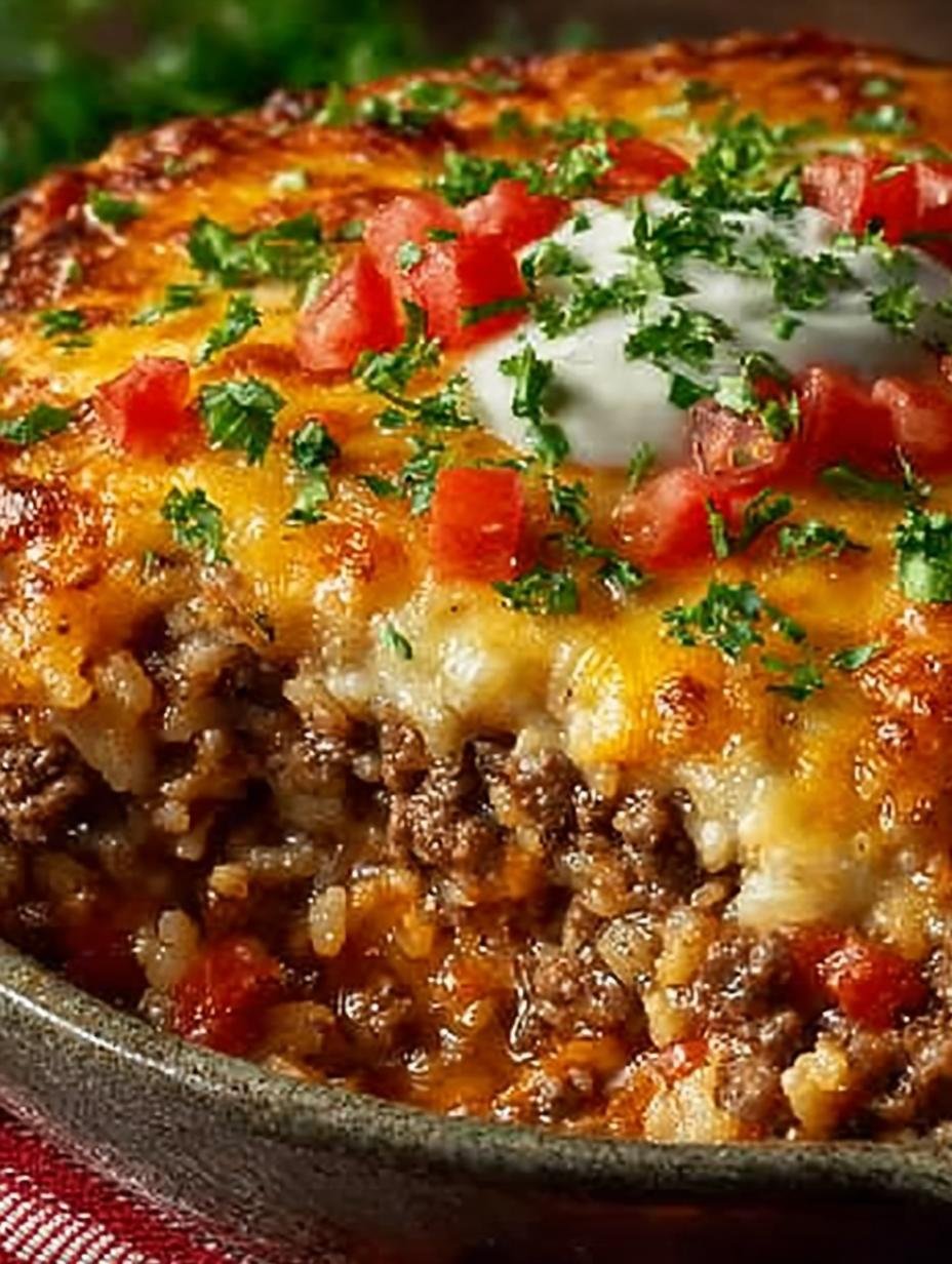Cheesy Hamburger Rice Casserole: 5 Comforting Secrets - Cheesy Hamburger Rice Casserole - additional detail