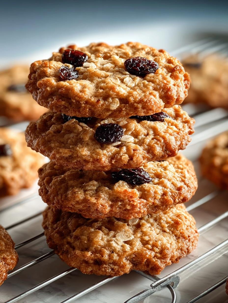 The Best Chewy Oatmeal Raisin Cookies You'll Love - Chewy Oatmeal Raisin Cookies - additional detail