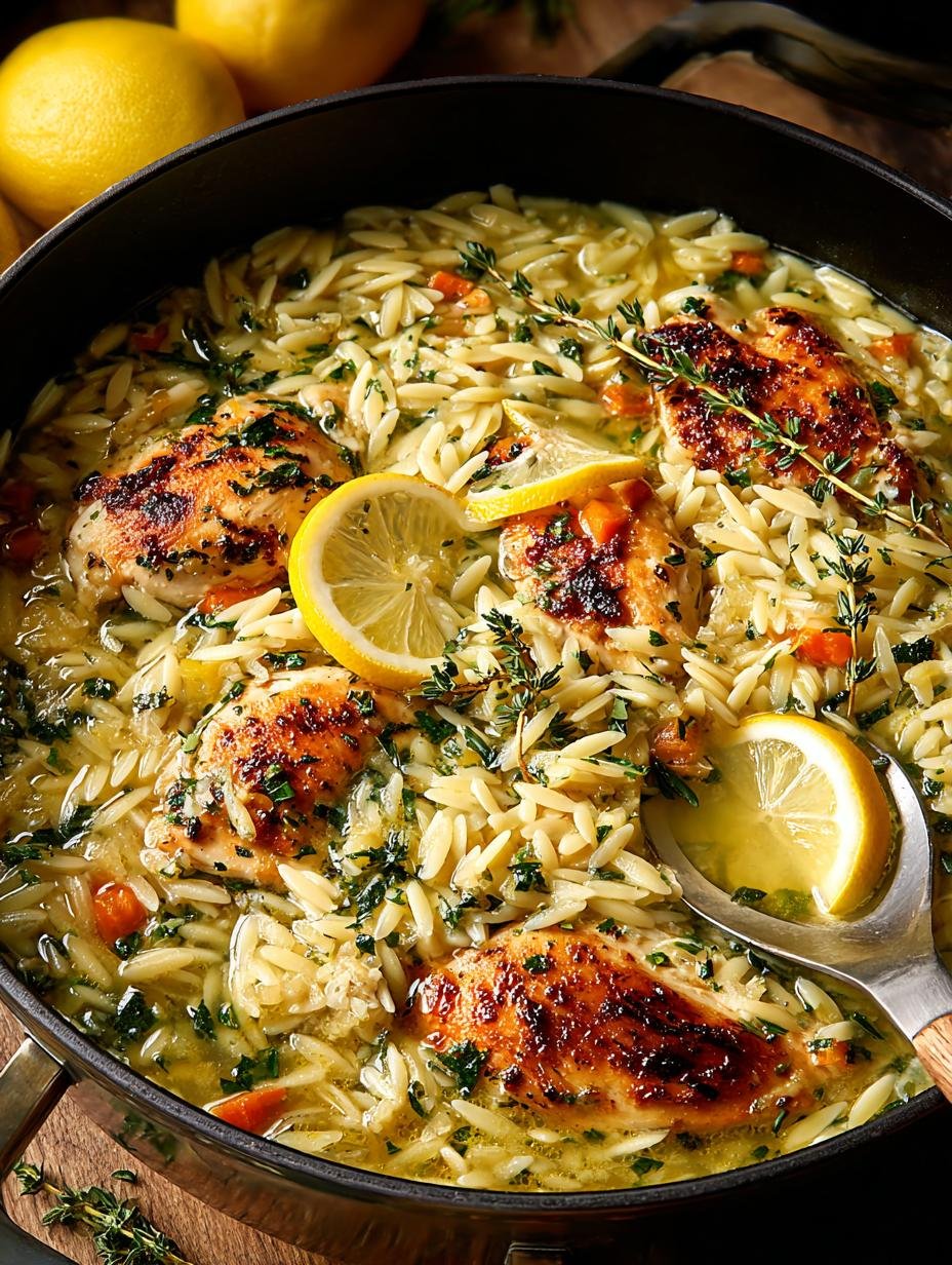 Comforting Lemon Chicken Orzo: A Cozy 40-Minute Meal - Comforting Lemon Chicken Orzo - main visual representation