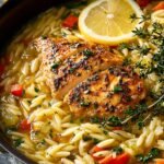 Comforting Lemon Chicken Orzo