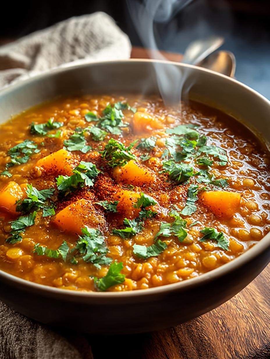 Cozy Warm Spiced Lentil