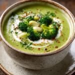 Creamy Broccoli Bean Soup