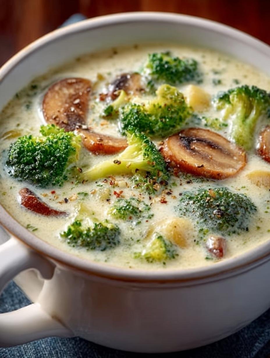 Creamy Broccoli Mushroom Soup: 5 Steps to Comfort - Creamy Broccoli Mushroom Soup - main visual representation