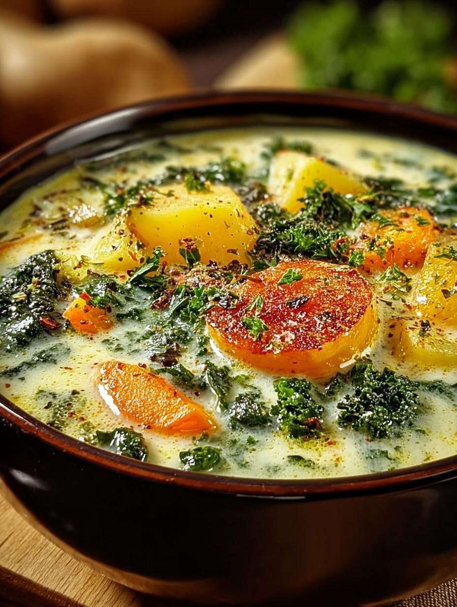 Creamy Potato Kale Soup: 7 Reasons to Love This Comfort Dish - Creamy Potato Kale Soup - additional detail