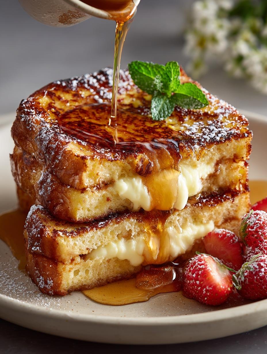 Indulge in 5-Star Crème Brûlée French Toast - Creme Brulee French Toast - main visual representation
