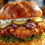 Crispy Chicken Sandwich with