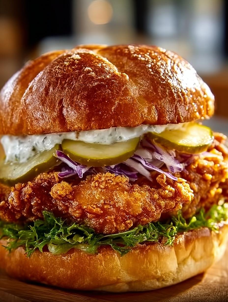 Crispy Chicken Sandwich with