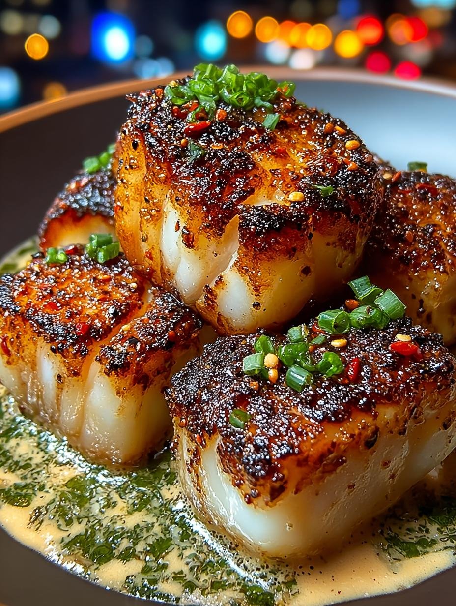 Delicious Honey Mustard Cod Cubes with Dill Ranch - Honey Mustard Cod Cubes - main visual representation