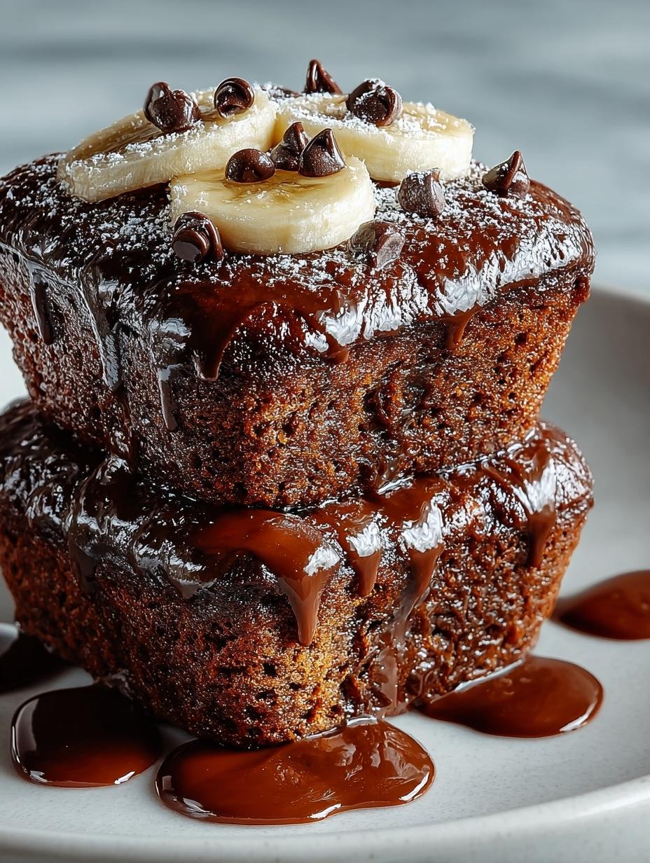 Indulge Decadent Chocolate Banana Muffins for Delight - Indulge Decadent Chocolate Banana - main visual representation