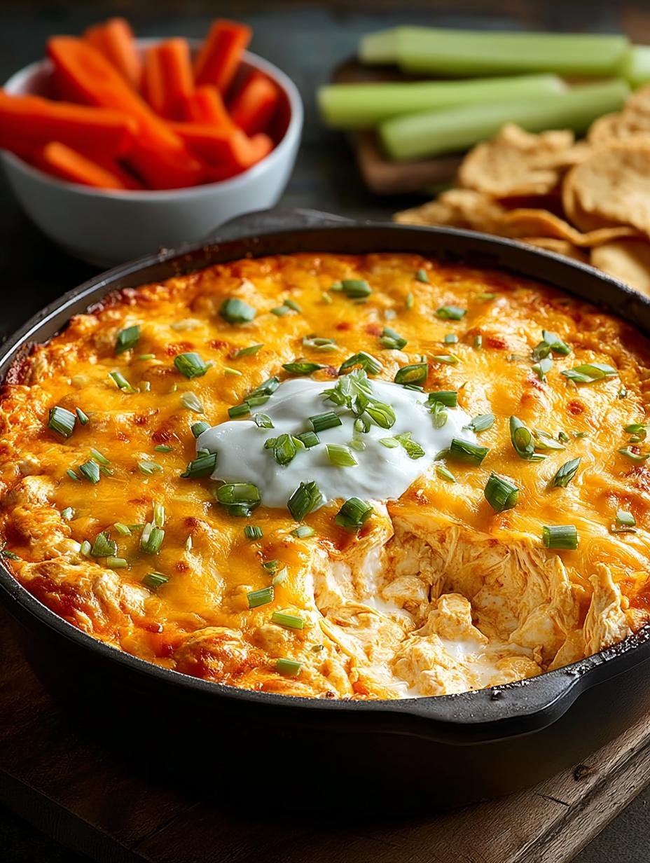 Irresistible Buffalo Chicken Dip