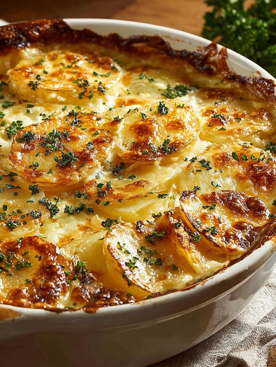 Irresistible Creamy Gratin Potatoes: 6 Savory Layers - Irresistible Creamy Gratin Potatoes - additional detail