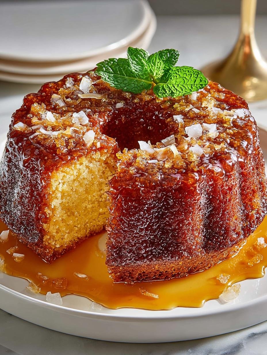 Irresistible Golden Rum Cake: 12 Steps to Paradise - Irresistible Golden Rum Cake - main visual representation