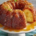 Irresistible Golden Rum Cake