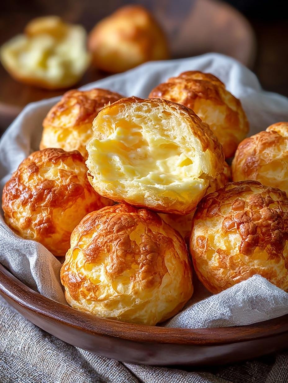 Irresistible Gougeres French Cheese