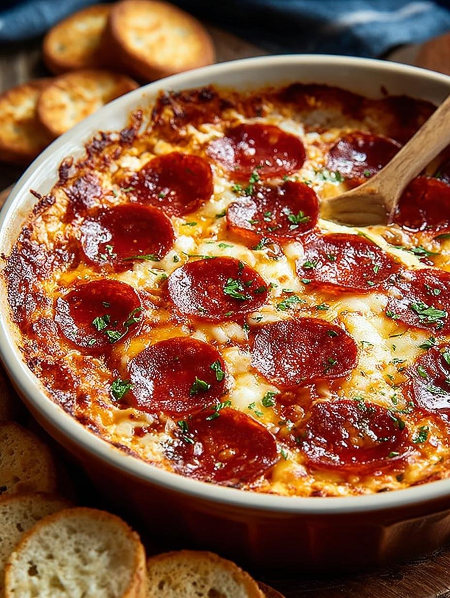 Irresistible Pepperoni Pizza Dip: 7 Cheesy Layers of Flavor - Irresistible Pepperoni Pizza Dip - main visual representation