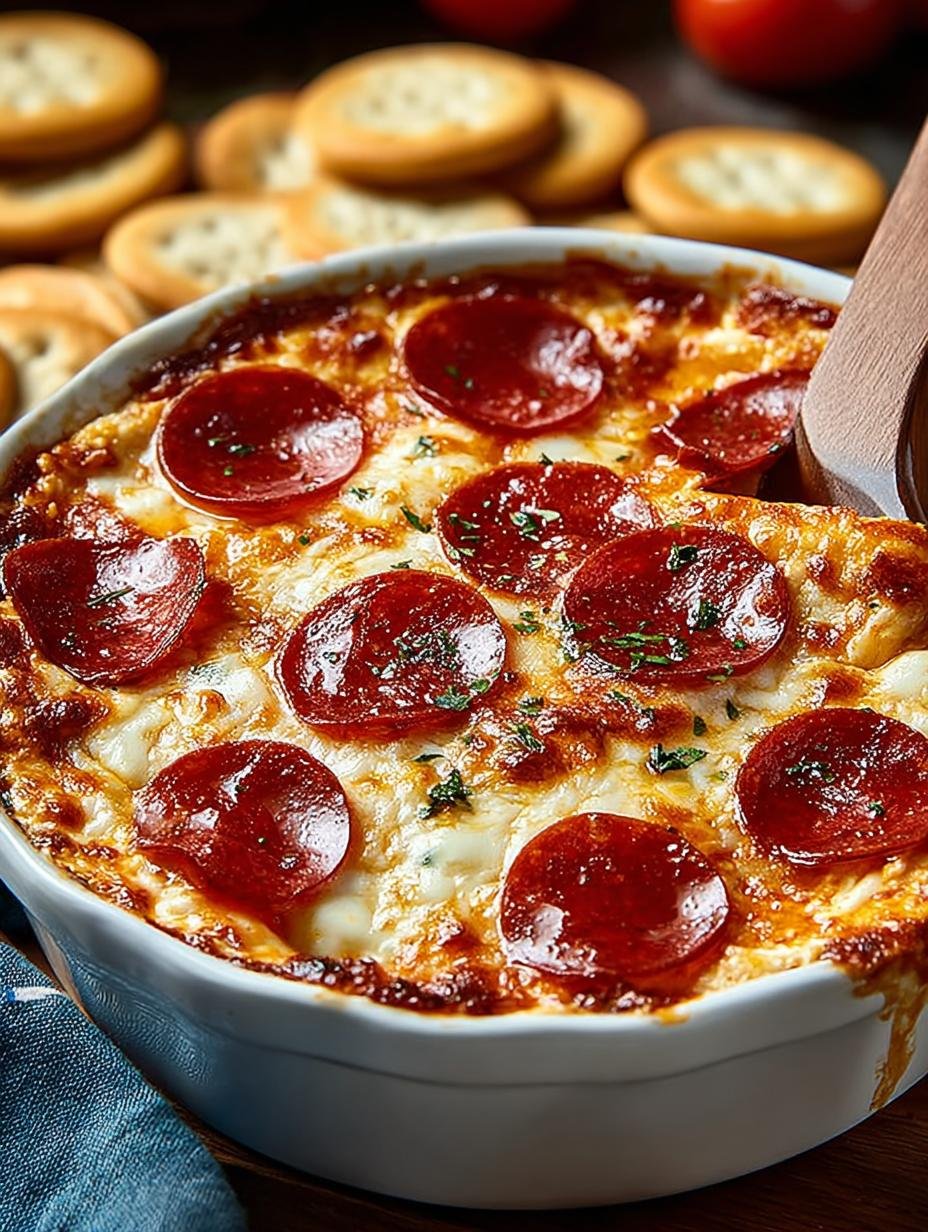 Irresistible Pepperoni Pizza Dip
