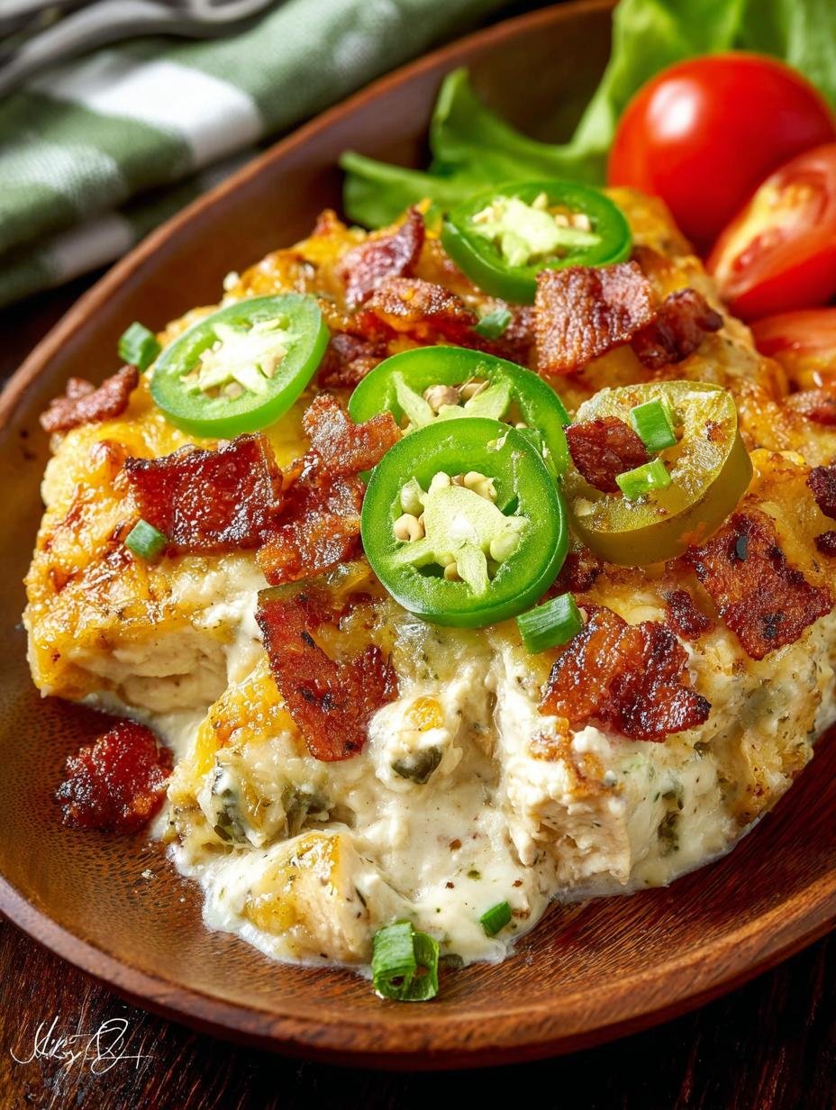 Jalapeno Popper Chicken Casserole: 5 Comforting Ingredients - Jalapeno Popper Chicken Casserole - additional detail
