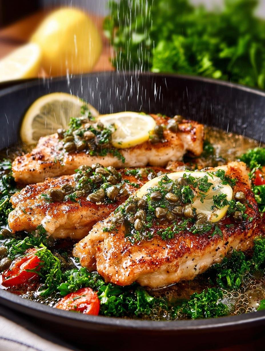 Keto Chicken Piccata Skillet: 7 Deliciously Easy Steps - Keto Chicken Piccata Skillet - main visual representation