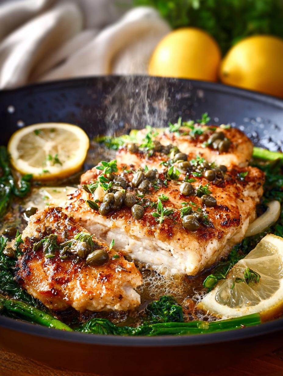 Keto Chicken Piccata Skillet: 7 Deliciously Easy Steps - Keto Chicken Piccata Skillet - additional detail