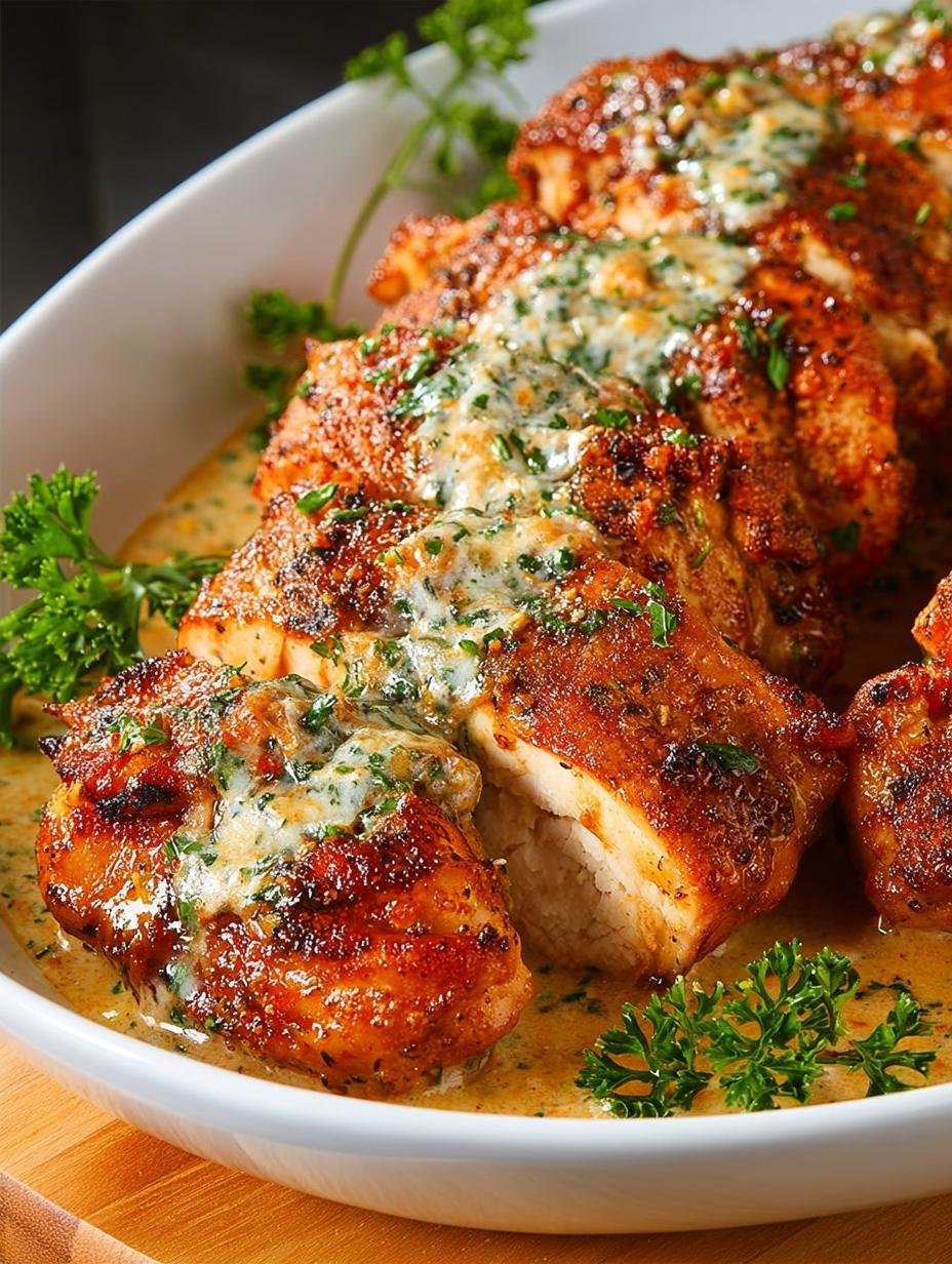 Keto Garlic Butter Air Fryer Chicken Breasts Recipe