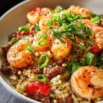 Keto Seafood Dirty Rice