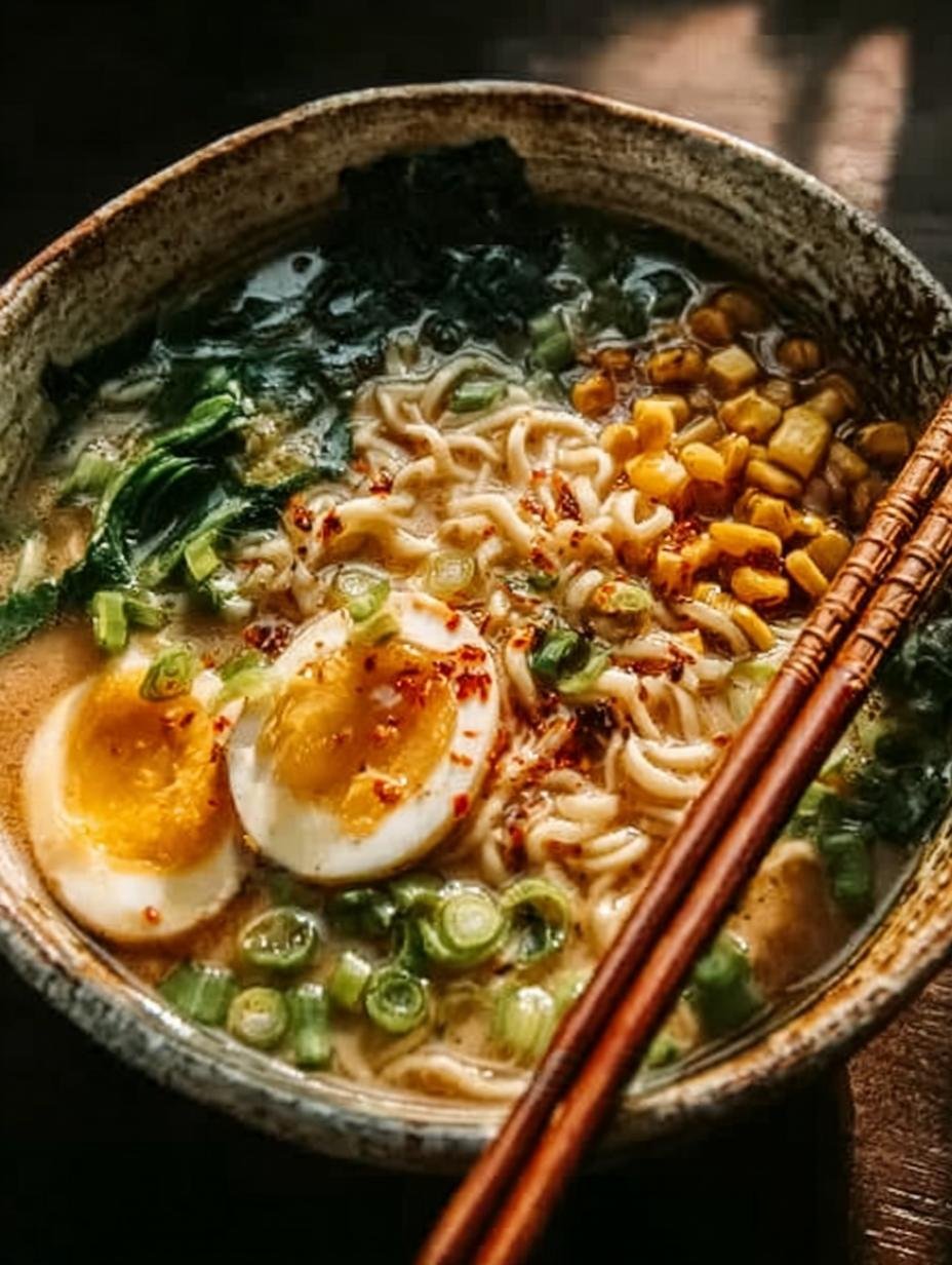 Delicious One Pot Vegan Ramen for Cozy Nights - One Pot Vegan Ramen - additional detail