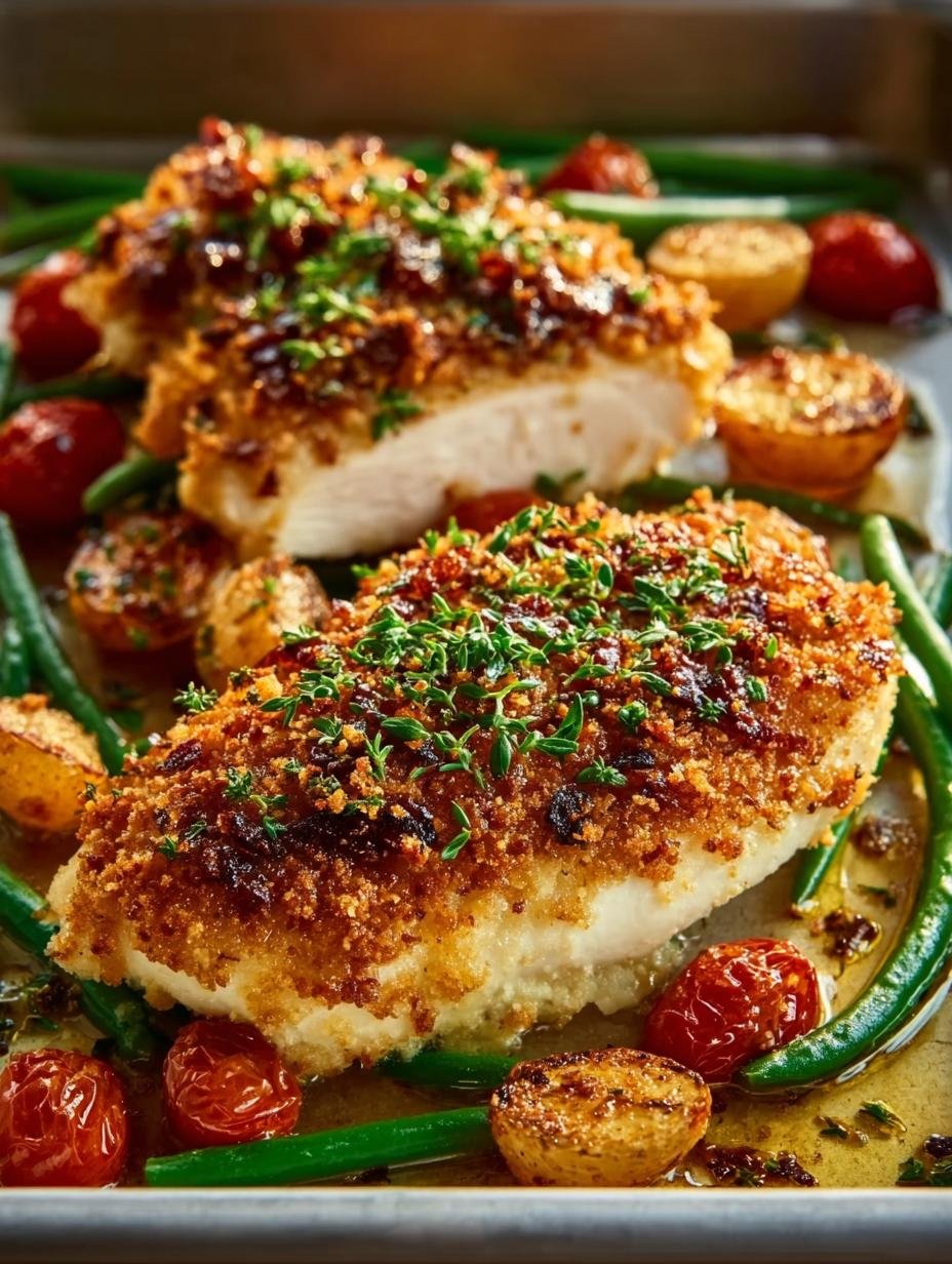 Parmesan Crusted Chicken Sheet