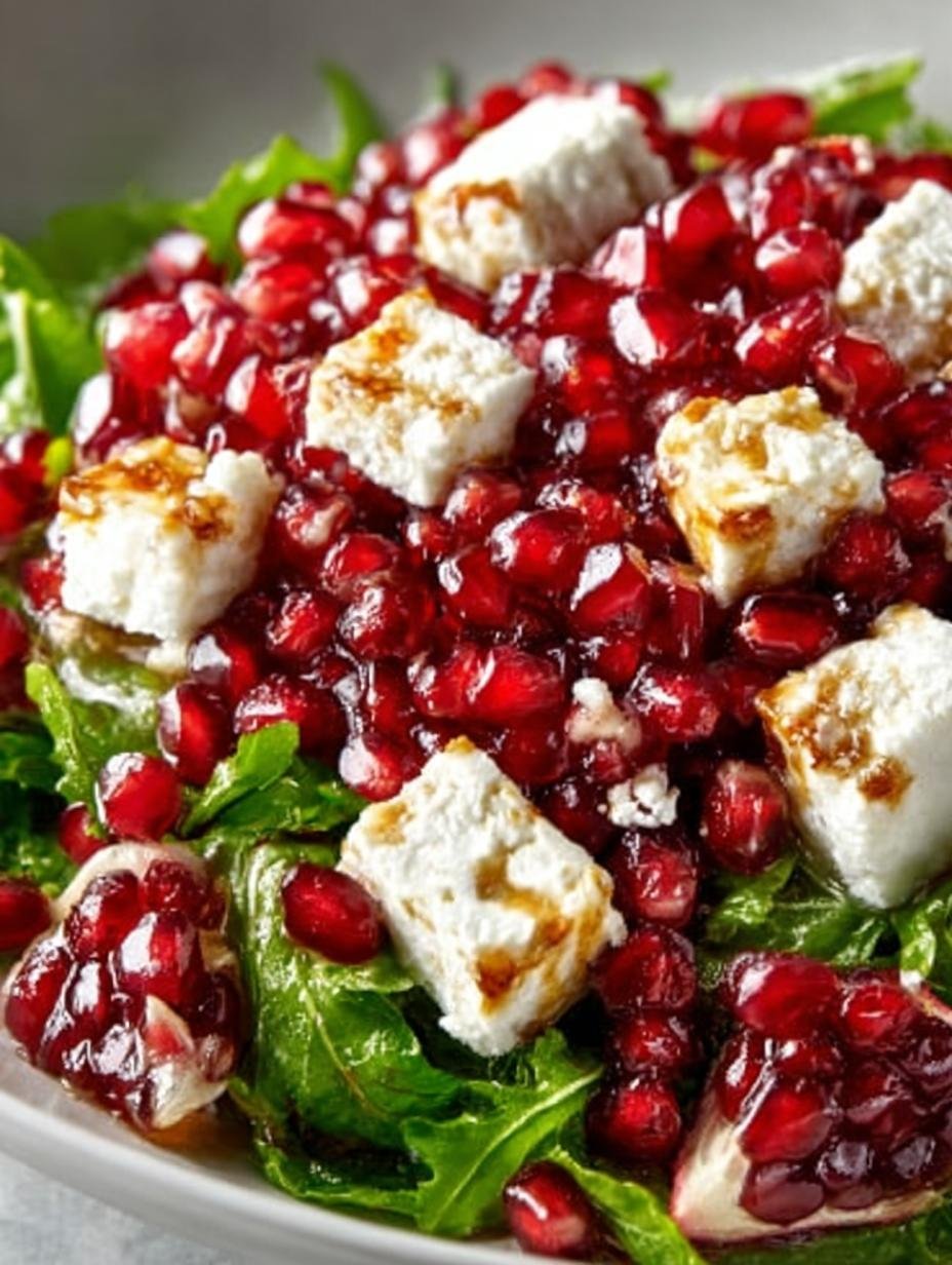 Pomegranate Feta Christmas Salad: 6 Festive Touches