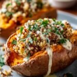 Quinoa Stuffed Sweet Potatoes