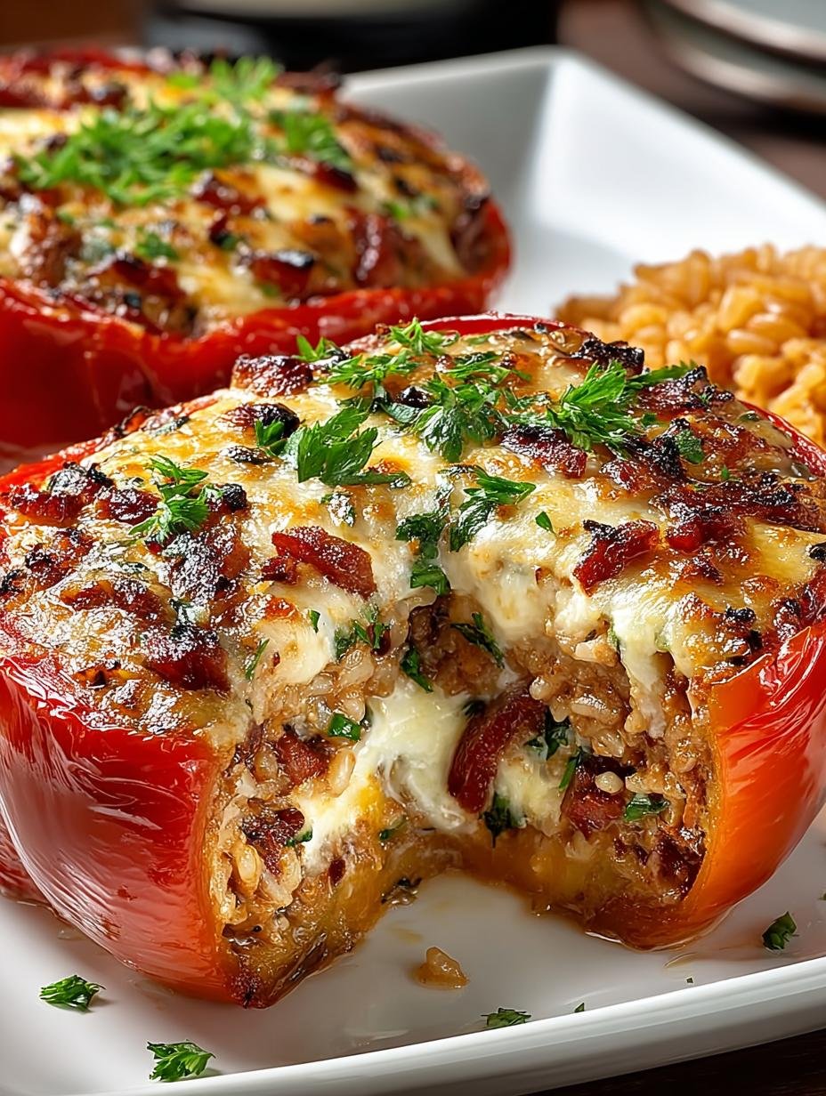 Savory Slow Cooker Stuffed Bell Peppers Delight - Savory Slow Cooker Stuffed - additional detail