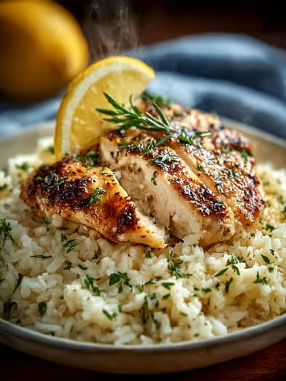 Slow Cooker Lemon Herb Chicken and Rice Delight - Slow Cooker Lemon Herb - additional detail