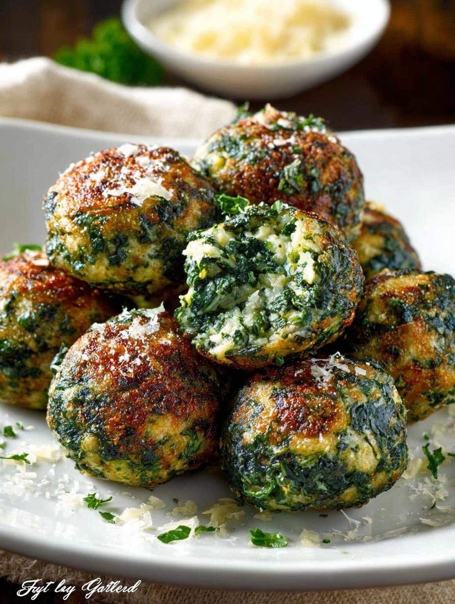 Spinach Balls: 16 Savory Bites for Your Next Gathering - Spinach Balls - additional detail