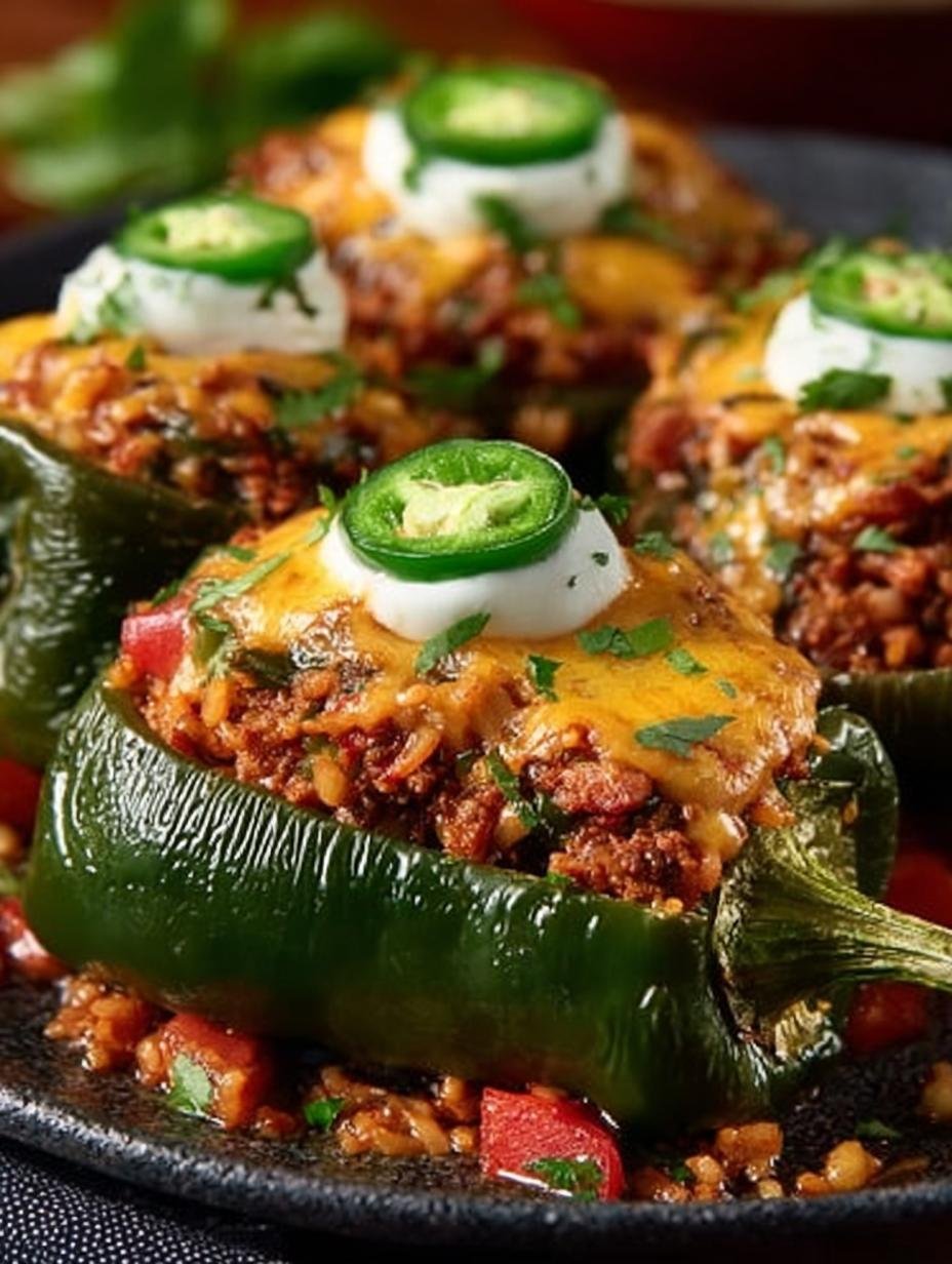 Taco Stuffed Poblano Peppers: 5 Irresistible Recipes to Try - Taco Stuffed Poblano Peppers - additional detail
