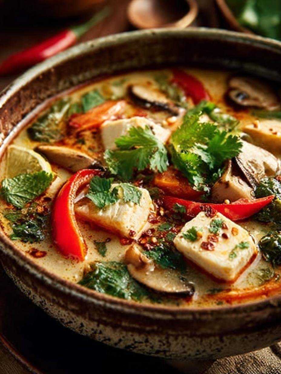 Thai Coconut Soup with Tofu: 10 Amazing Flavors to Savor - Thai Coconut Soup with - additional detail